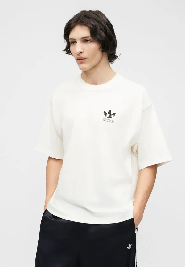 Футболка унисекс с графическим логотипом starts Adidas Originals, Off-White — фото 4