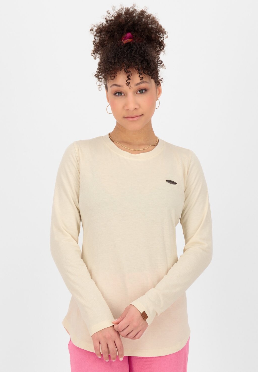 

Топ с длинными рукавами LEAAK A alife & kickin, цвет chalk melange