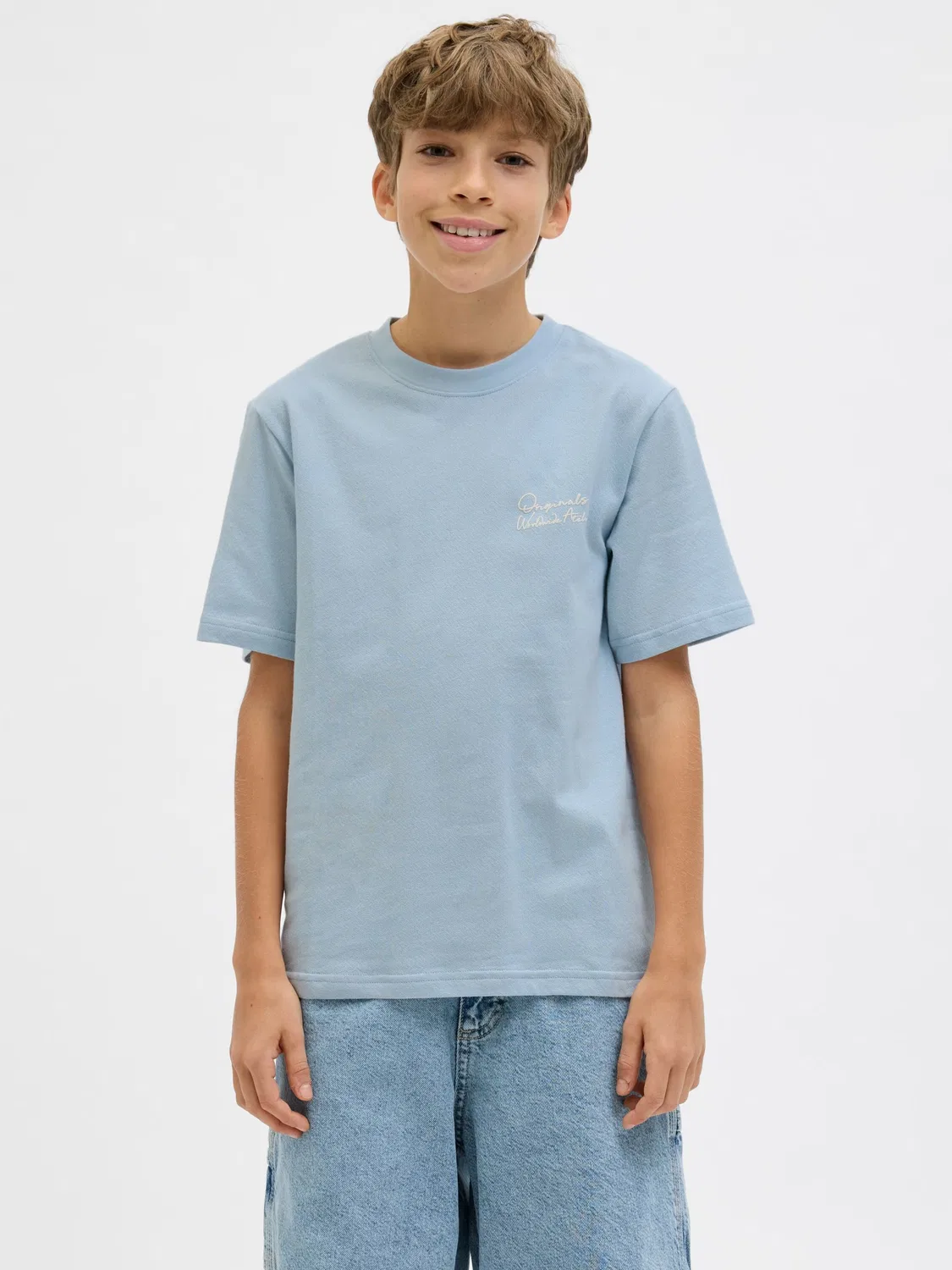 Футболка Jack & Jones Junior, Light Blue — фото 3