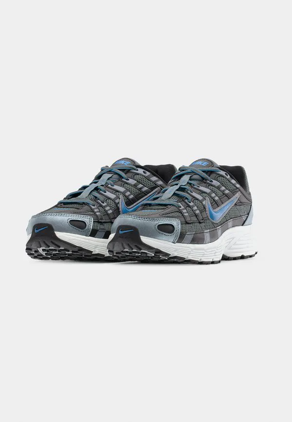 Кроссовки унисекс p 6000 Nike Sportswear, Smoke Grey/Dutch Blue/Black/Platinum-Coloured Tint — фото 3