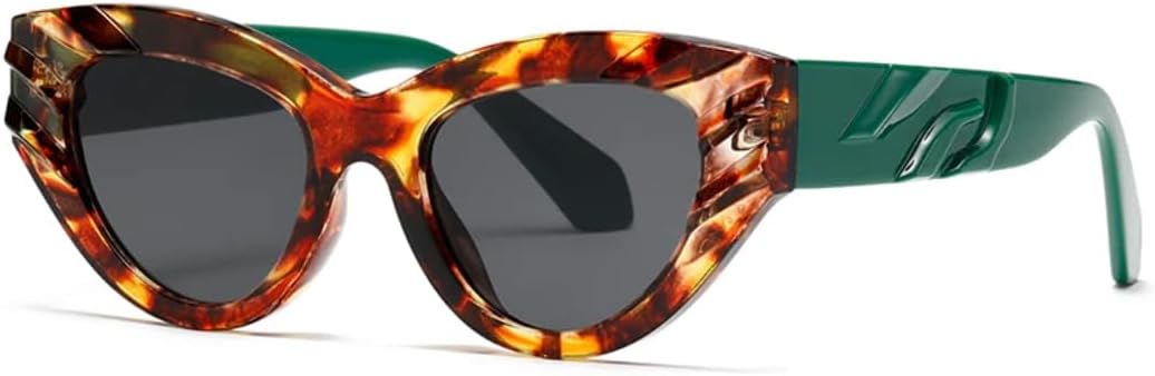 

Ретро-модные солнцезащитные очки большого размера для женщин и мужчин, классический винтажный стиль, защита от УФ-излучения UV400, для активного отдыха VFDHN, Hawksbill Black