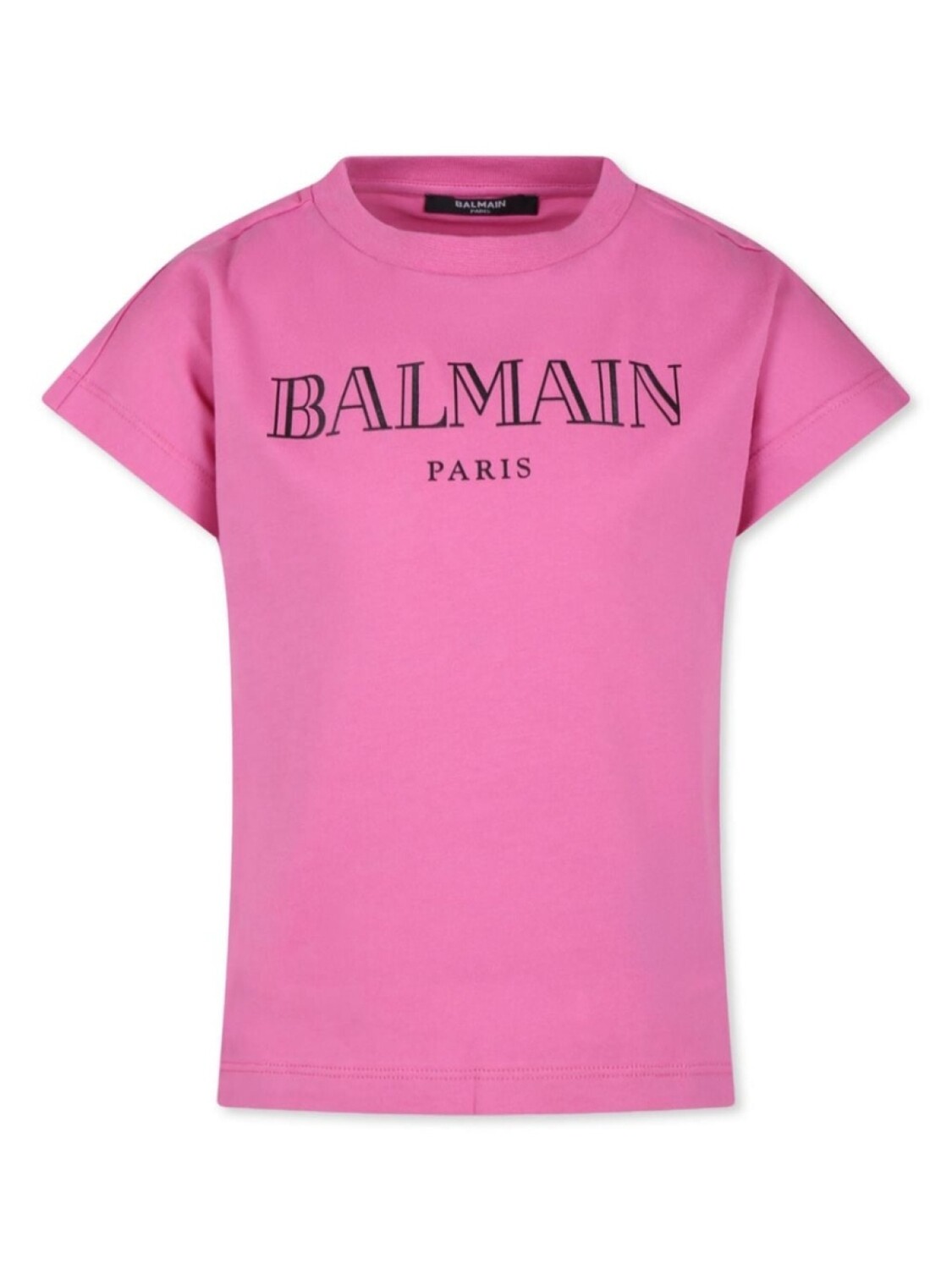 

Balmain Kids футболка из органического хлопка с логотипом, розовый