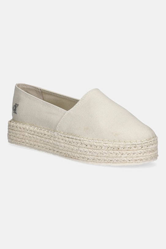 Эспадрильи на платформе FLATFORM ESPADRILLE MG/HDW Calvin Klein Jeans, бежевый