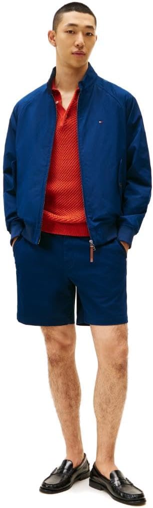 Мужские шорты Tommy Hilfiger Regular Fit из хлопка Mercer длиной 7 дюймов, Night Sky — фото 3