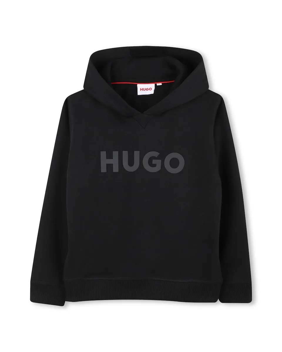 

Детский свитер с длинным рукавом Hugo, черный