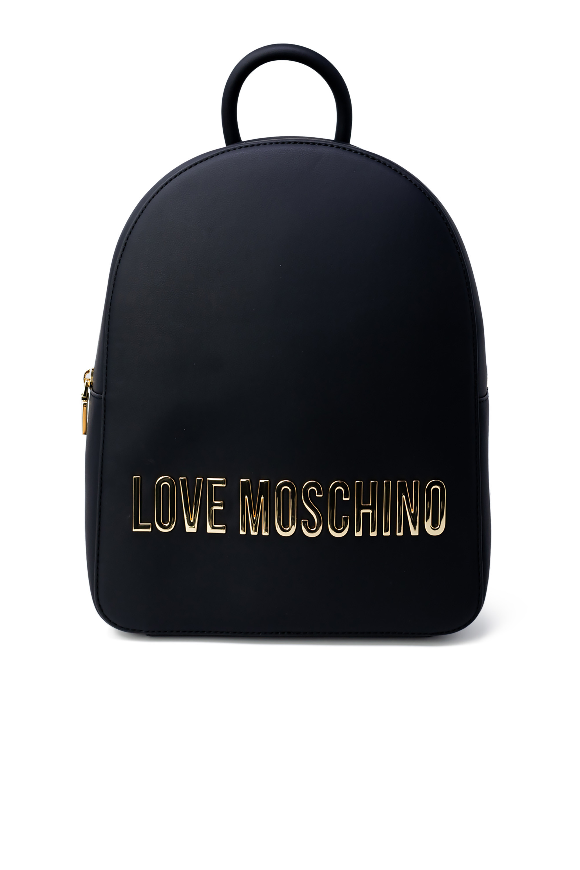 

Рюкзак Love Moschino с золотым логотипом, черный