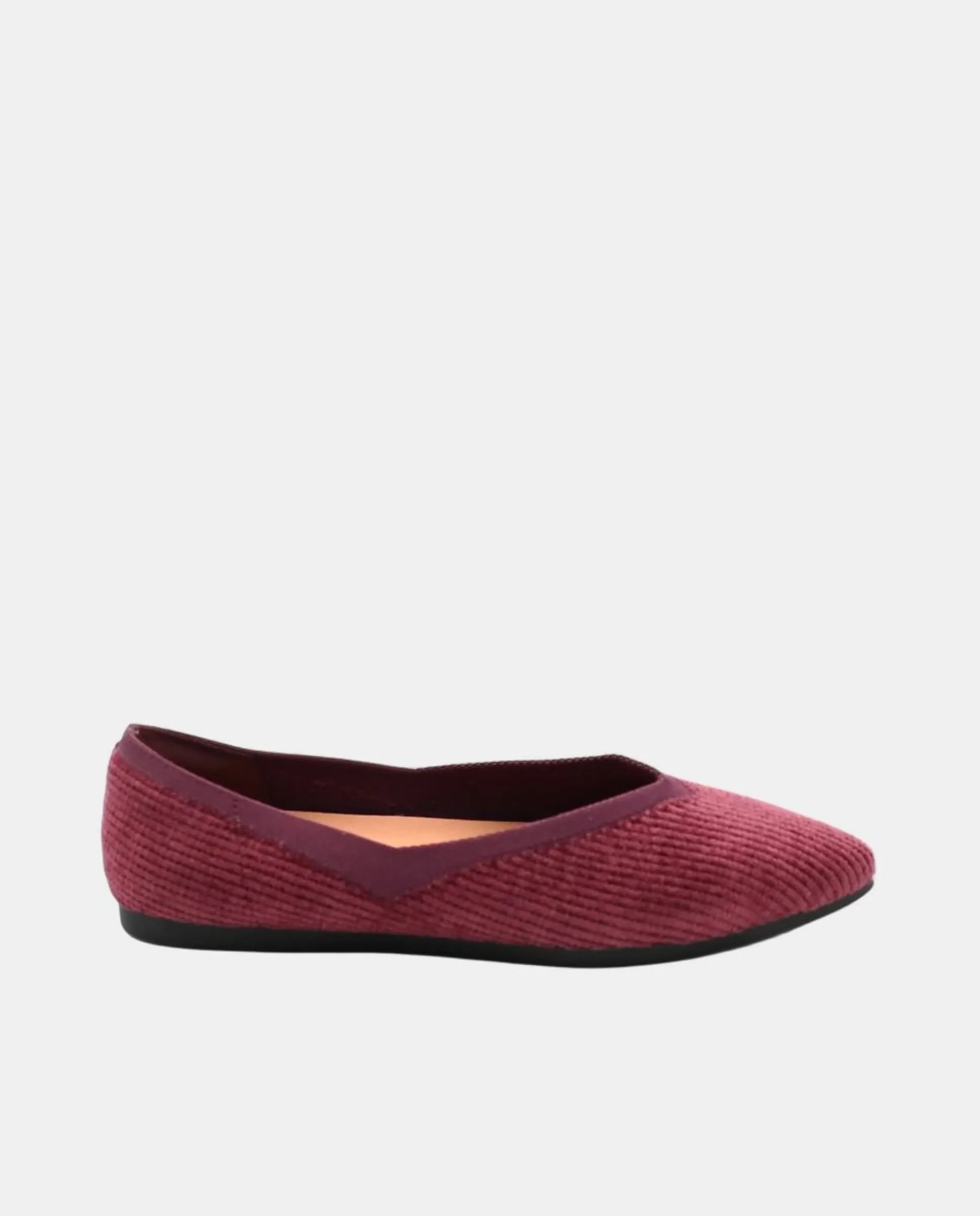 Женские балетки MISS ELASTIC из эластичного материала с гибкой подошвой Miss Elastic, красный гранат