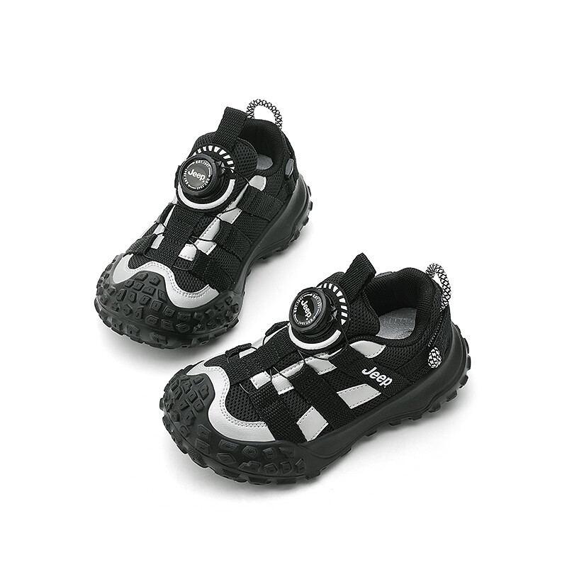 Кроссовки Jeep Kids Lifestyle Shoes Kids Low-top Grey/black, черный — фото 4