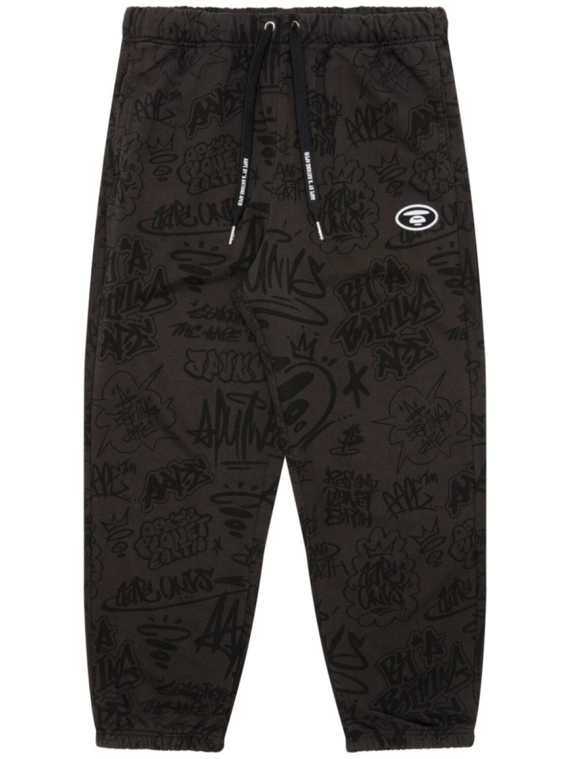 

A Bathing Ape спортивные брюки с принтом граффити, коричневый