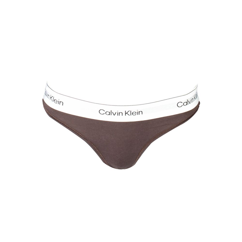 

Коричневое хлопковое нижнее белье Calvin Klein