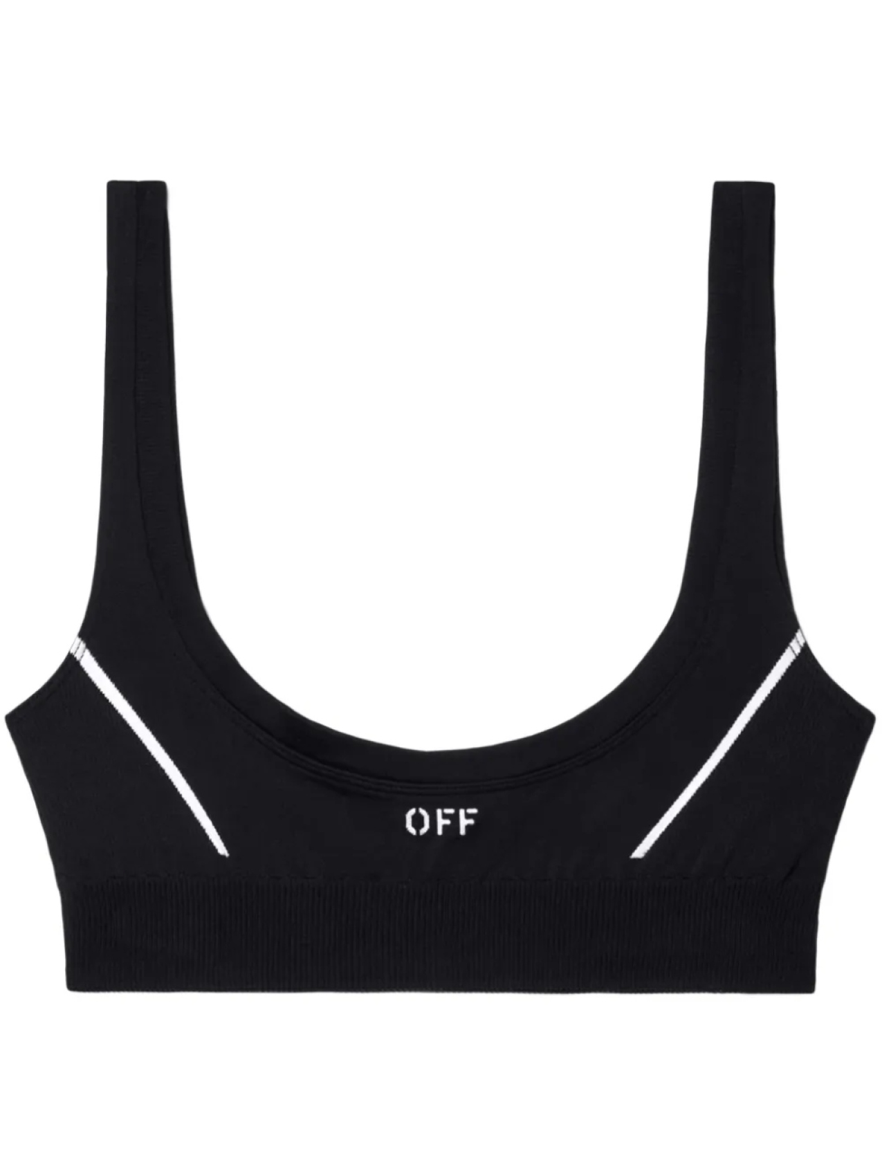 

Off-White спортивный бюстгальтер Off Stamp, черный