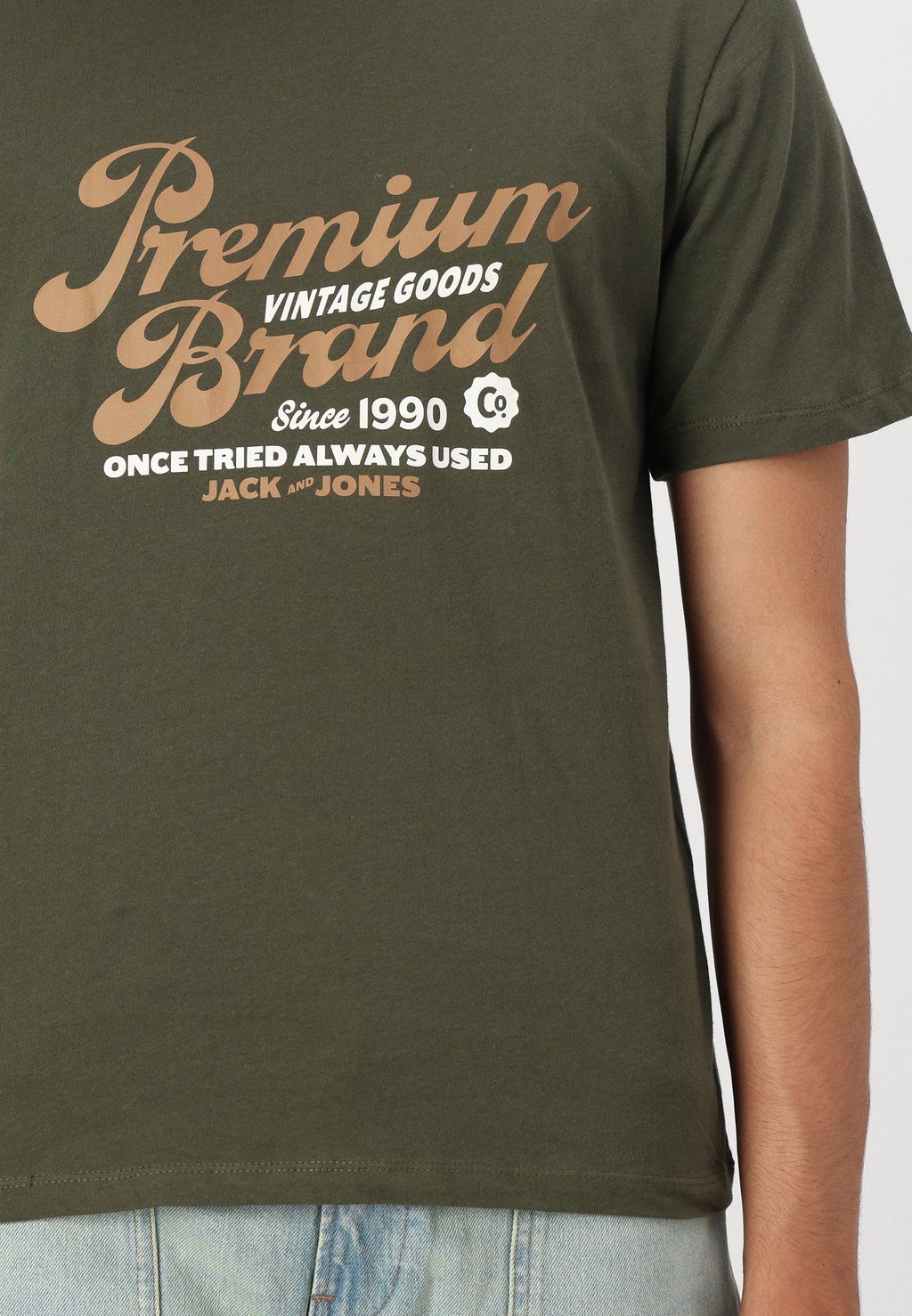 

Футболка с принтом JPRBLUTHOMAS TEE CREW NECK 5 PACK Jack & Jones PREMIUM, белый