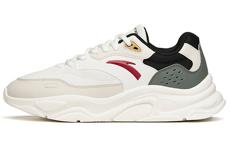 

Коллекция Life Стильная обувь Мужская с низким верхом Цвет слоновой кости Белый/черный/грязно-пепельный Anta