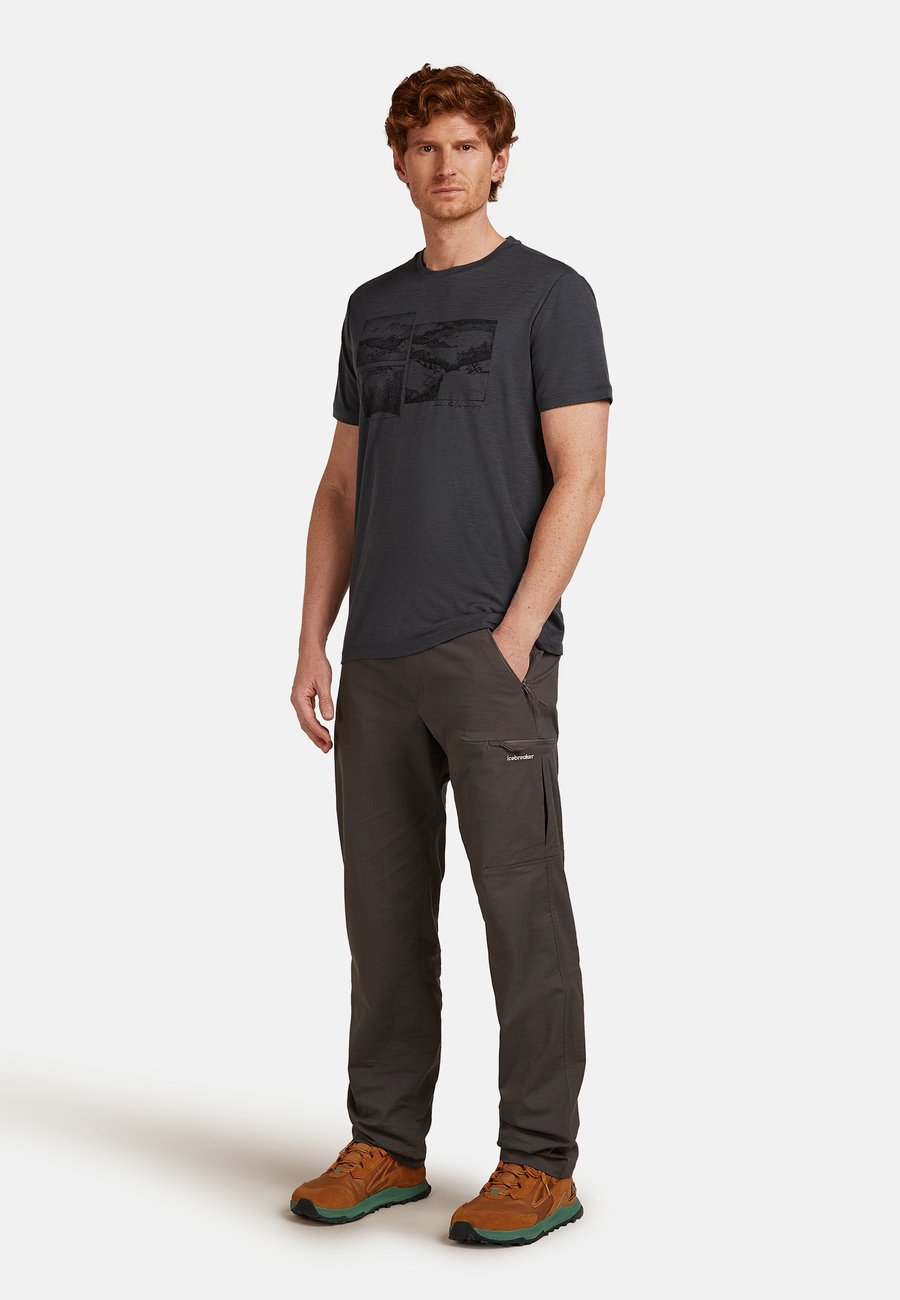 

Спортивная футболка icebreaker TECH LITE JOURNEY, Obsidian/Dark Grey