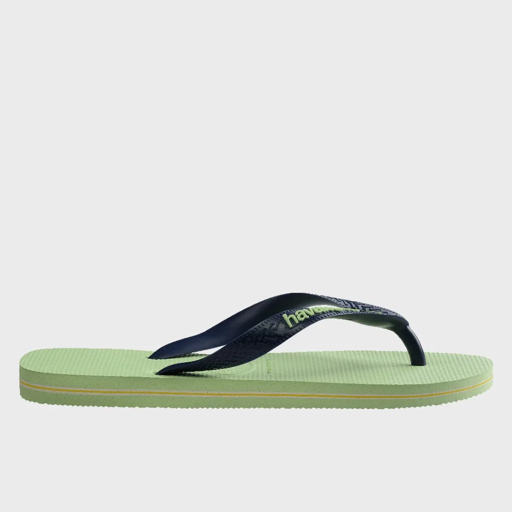 Мужские вьетнамки Brazil Logo цвета цитронеллы от Havaianas — фото 2