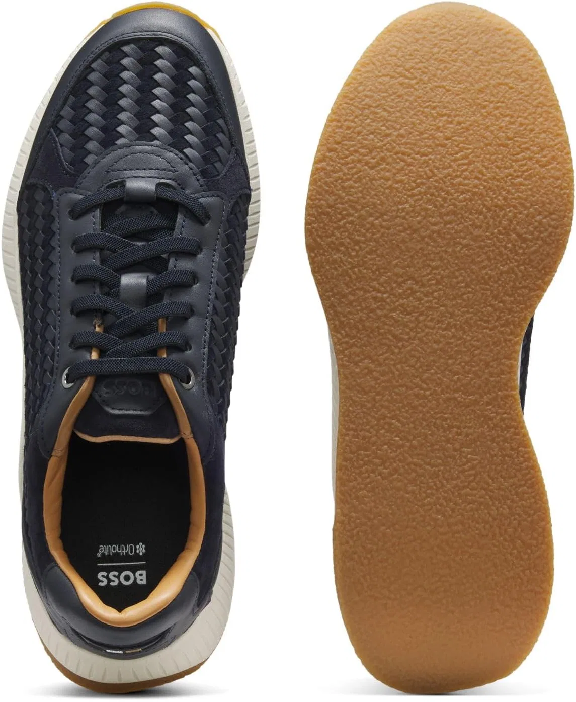 Мужские кроссовки BOSS Ttnm Evo_Runn_ltsdwv 10280128, Darkblue — фото 4