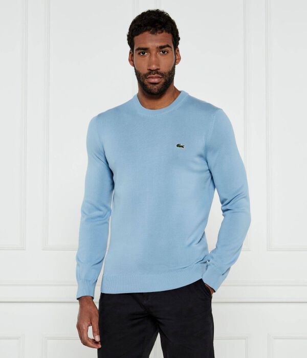

Джемпер мужской Lacoste с логотипом бренда, голубой