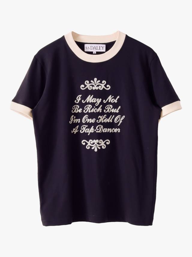 

Хлопковая футболка Regular Fit с коротким рукавом и принтом Tap S.S.DALEY, Navy