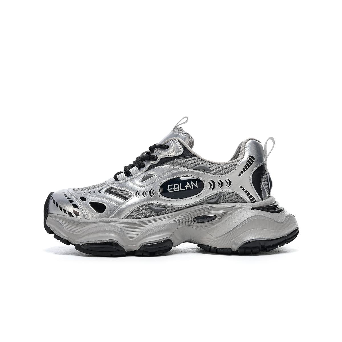 

EBLAN Низкие массивные кроссовки унисекс серебристые, цвет Silver