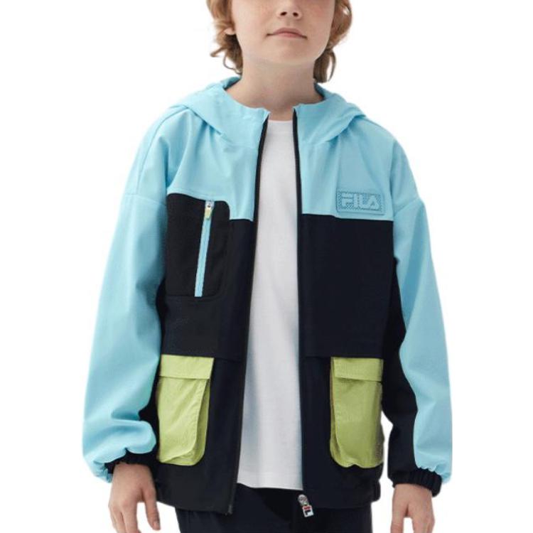 Детская куртка Grade School FILA KIDS, синий — фото 4