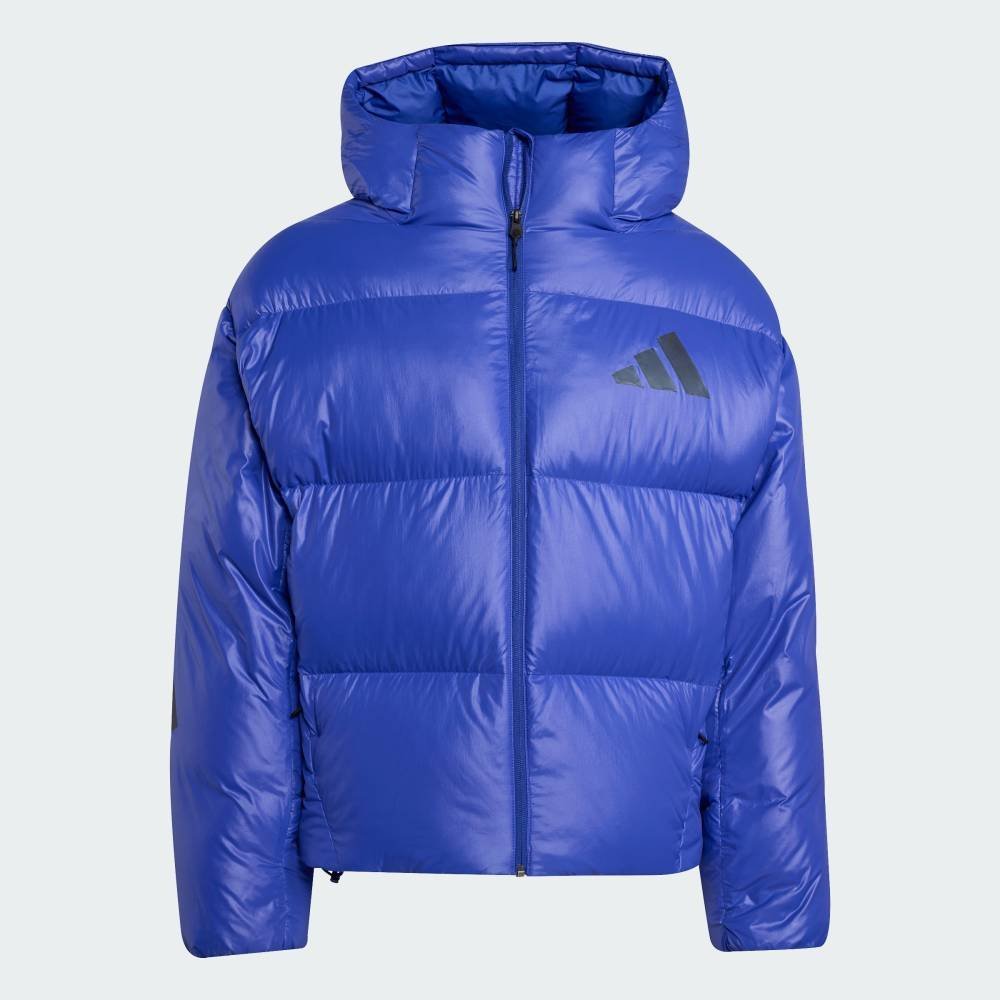 Пуховая куртка ZNE Puffer Climawarm Adidas, blue — фото 4