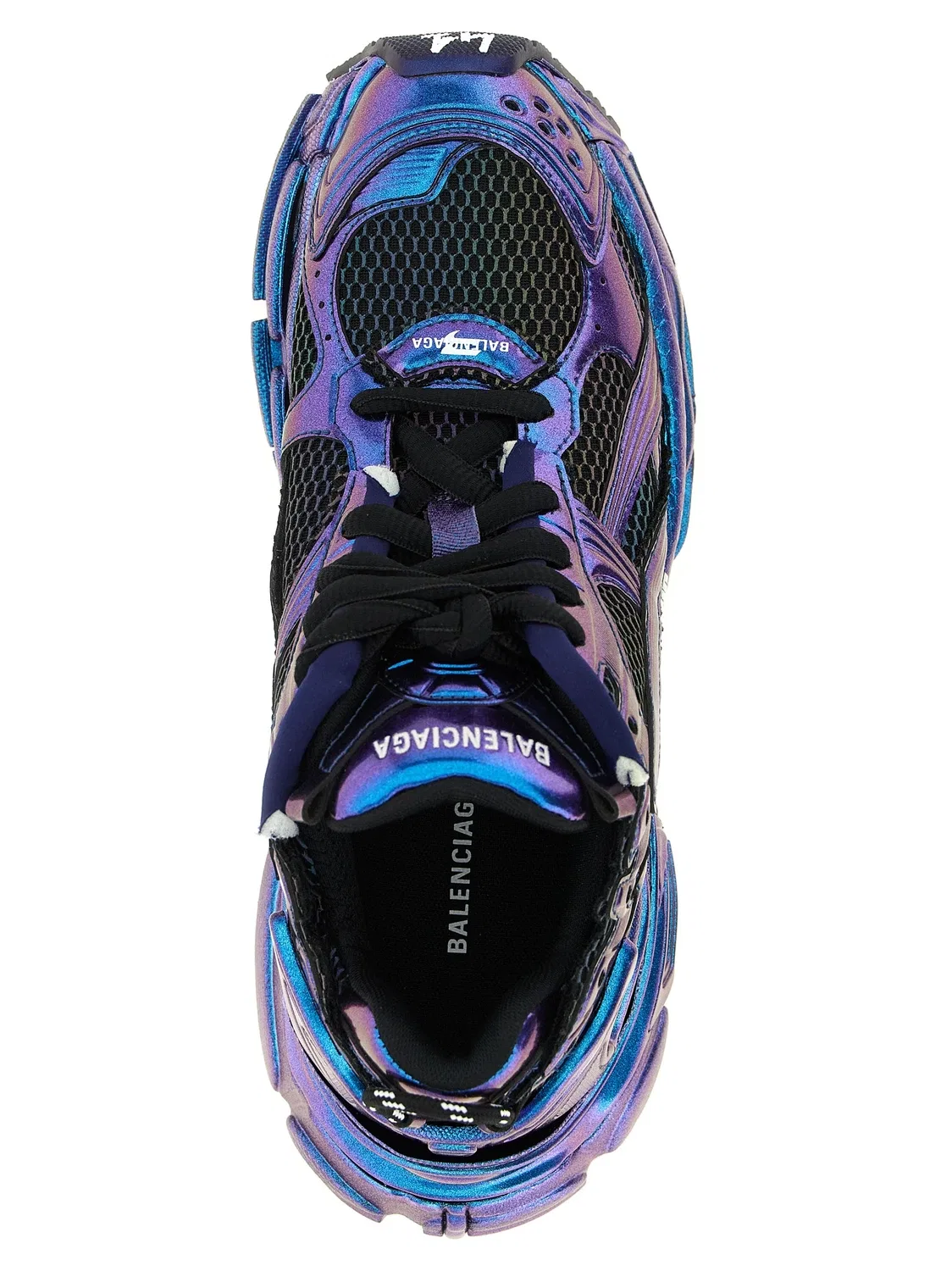 Кроссовки 'Runner Iridescent' BALENCIAGA, синий — фото 4