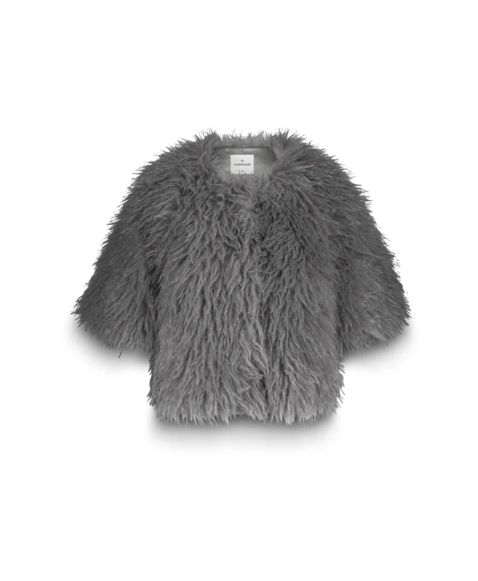 

Куртка из искусственного меха, светло-серый жилет Summum Woman, серый