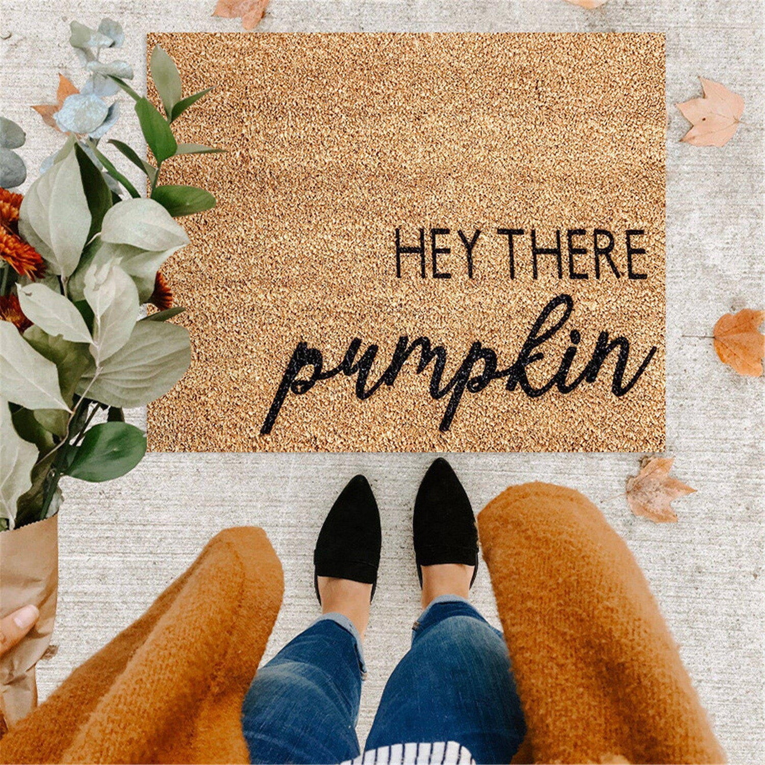 

Придверный коврик в стиле Хэллоуин PKJHGA 16 х 24 дюйма, бежевый