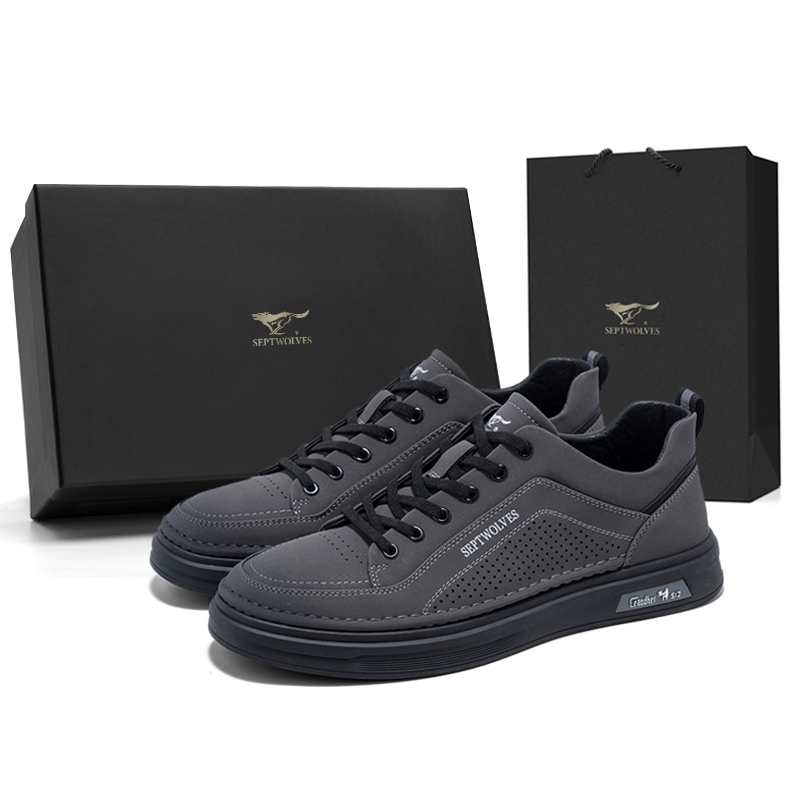 

Низкие мужские кроссовки SEPTWOLVES, Gray Breathable (Standard Leather Shoe Size)