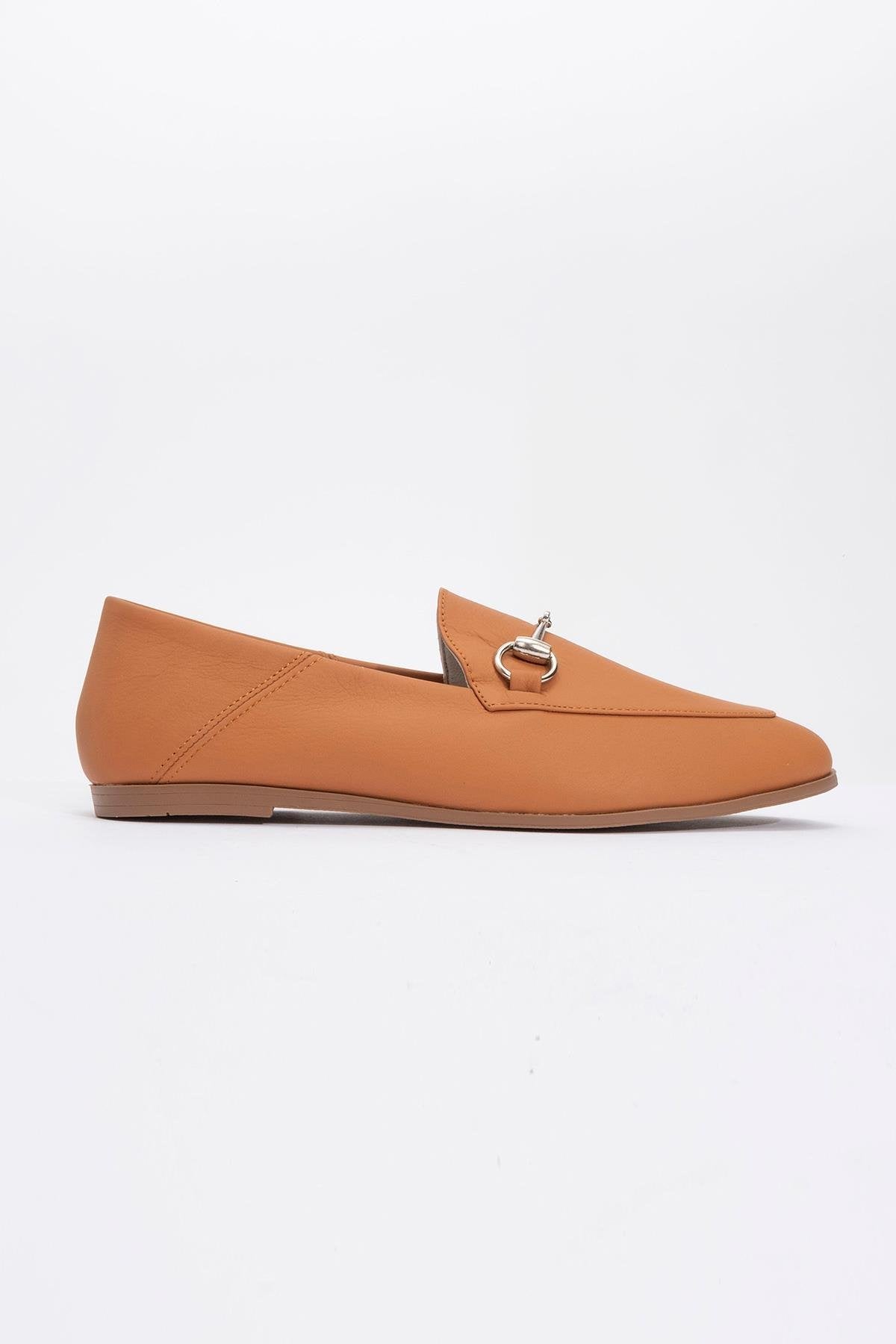 Penny кожаные лоферы с подковкой Forever & Always Shoes, оранжевый — фото 2