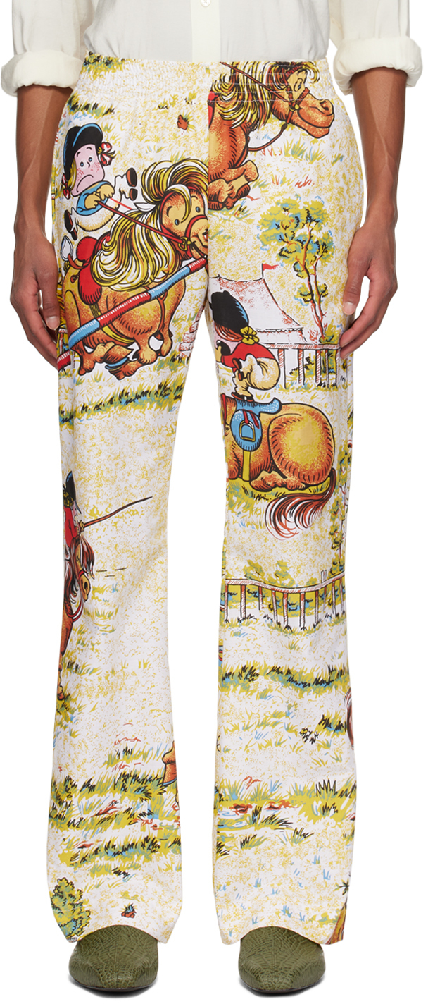 

Брюки Thelwell цвета Off-White Adam Jones