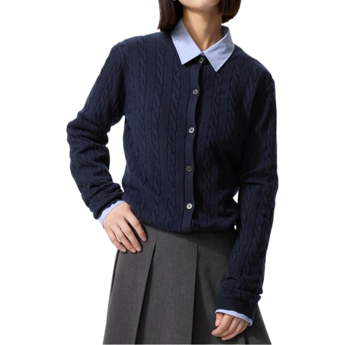 

UNIQLO Топ женский темно-синий