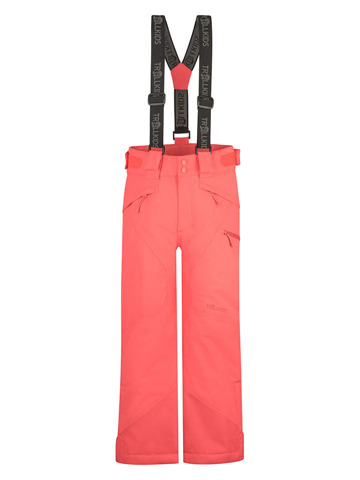 

Trollkids Лыжные/сноубордные брюки «Kongsberg» кораллового цвета