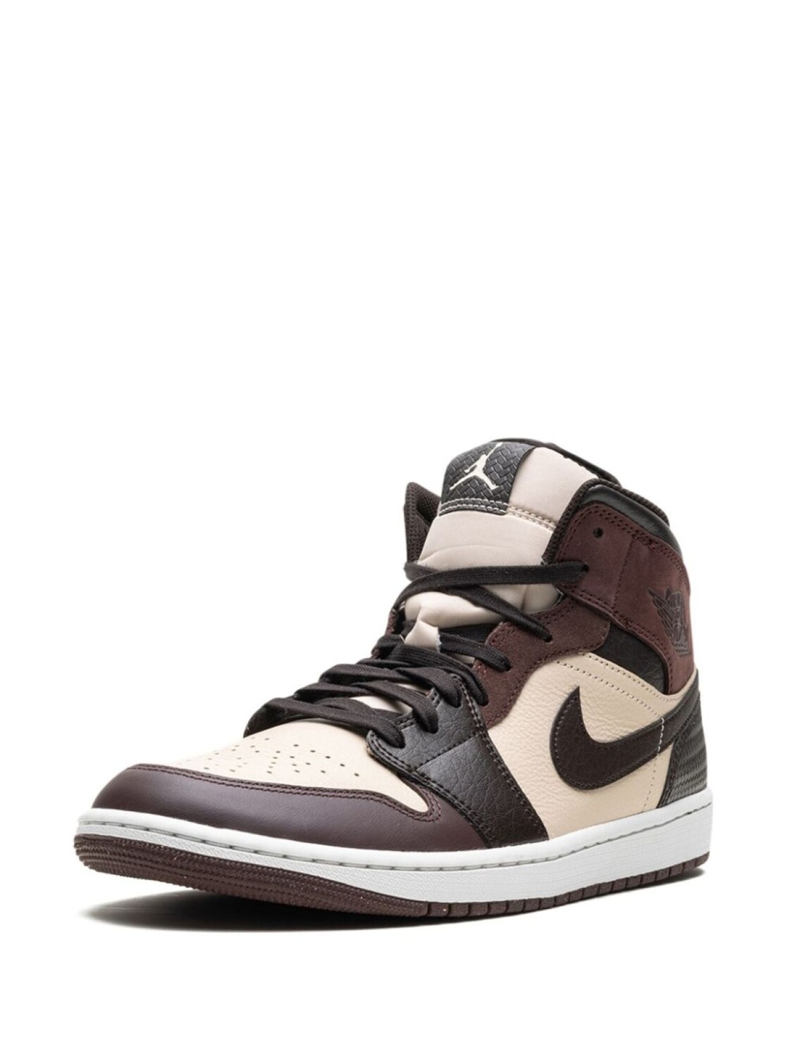 Кроссовки Air 1 Mid SE Velvet Brown Jordan, коричневый — фото 4