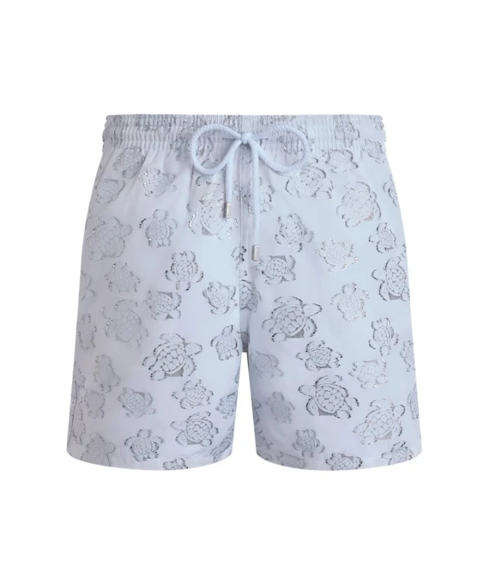 

Мужские плавки из жаккардовой ткани «Ronde des tortues» Vilebrequin, белый