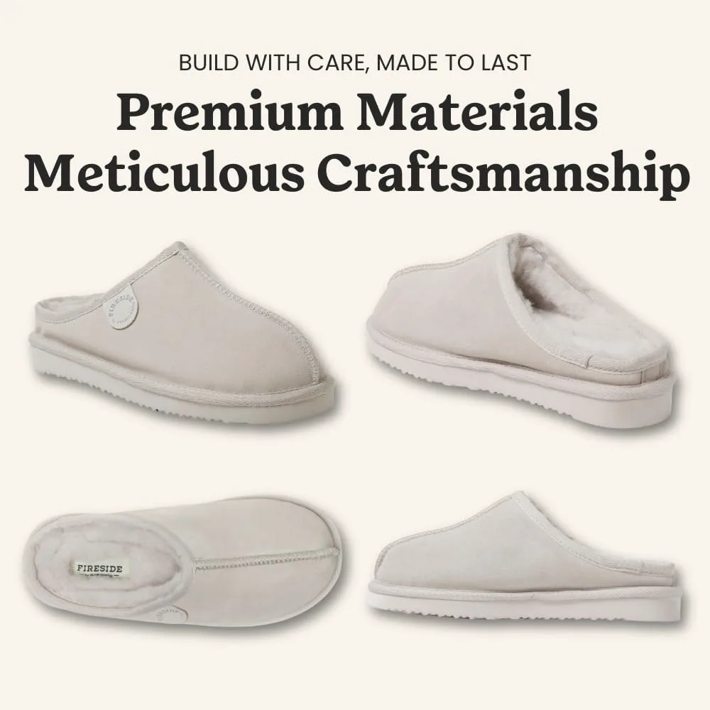 Клогги Fireside от Dearfoams для мужчин Grafton Shearling для дома и улицы Fireside by Dearfoams — фото 3