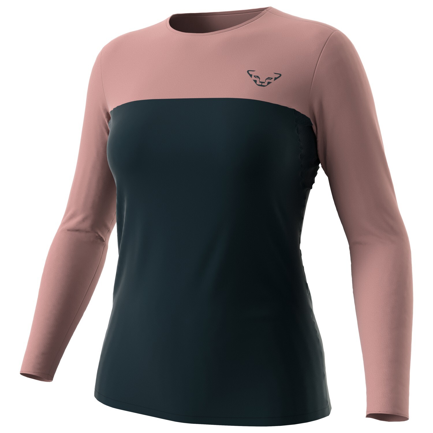 

Функциональная рубашка Dynafit Women's Traverse S Tech Longsleeve, цвет Blueberry/Mokarosa