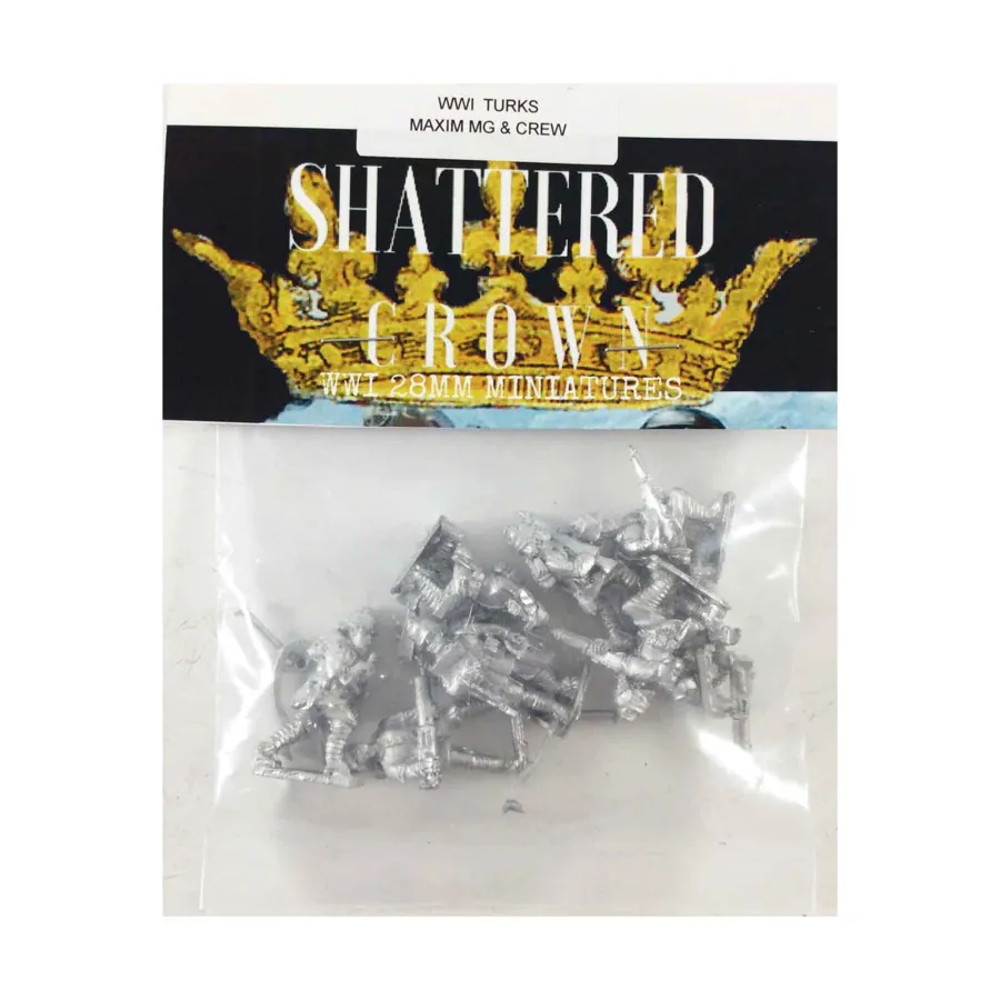 

Турки Максим MG & Crew, WWI Shattered Crown Miniatures - Turks (28mm)
