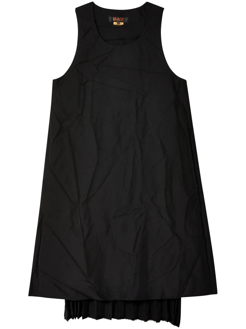 

Рубашка со складками Black Comme Des Garçons, черный