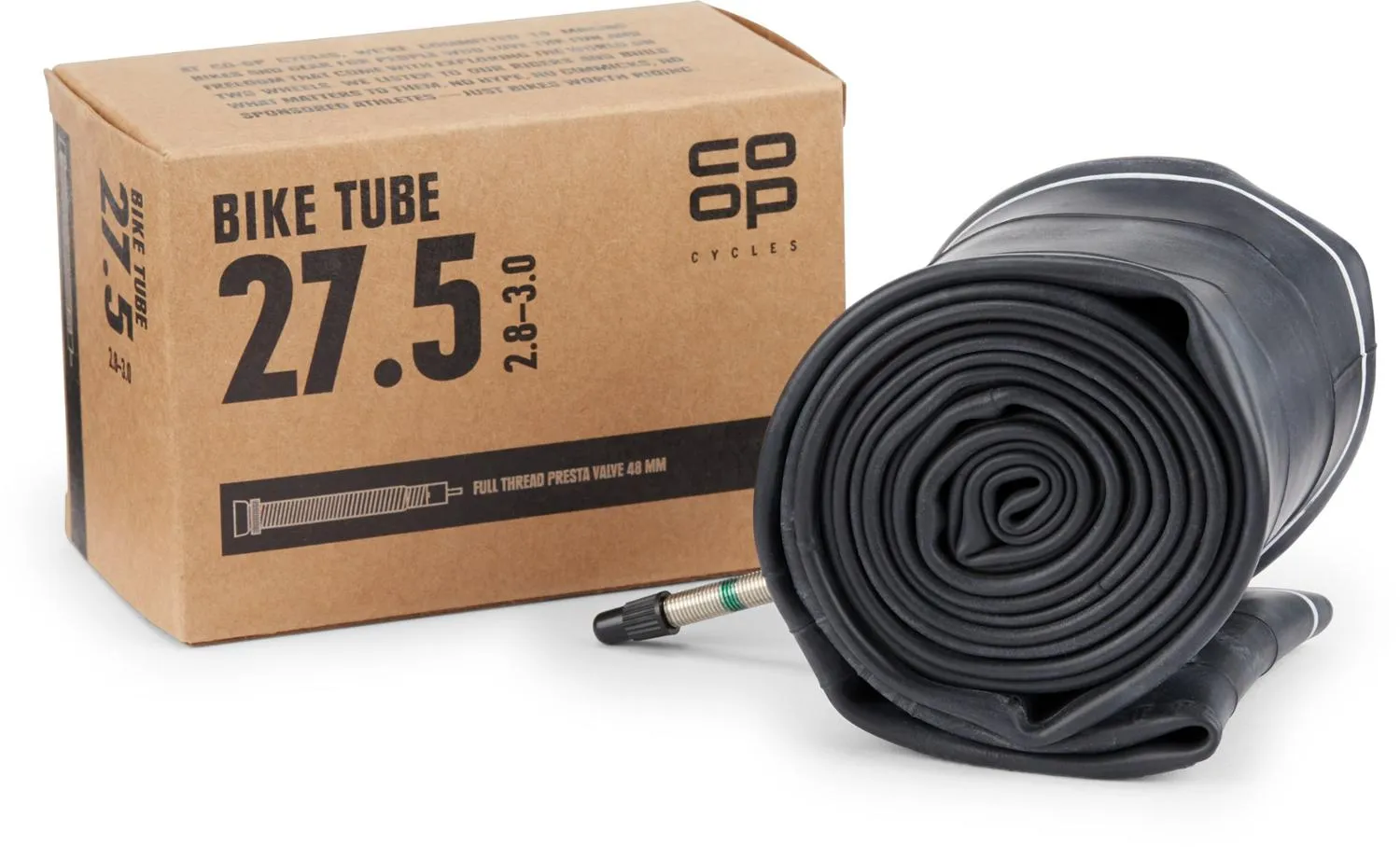 

Покрышка Presta Tube - 27.5 x 2.8 - 3.0 Co-op Cycles, None