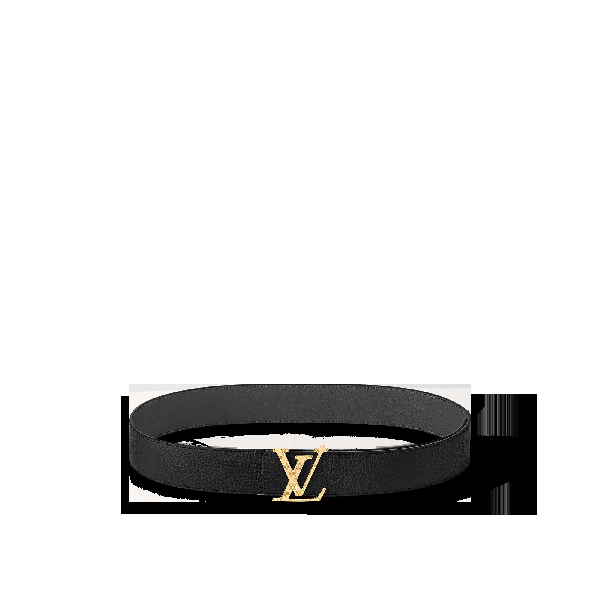 

Реверсивный ремень Damier LV 40 мм Louis Vuitton, серый