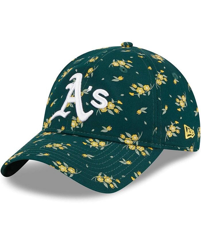 

Регулируемая шапка Green Oakland Athletics Bloom 9TWENTY для больших мальчиков и девочек New Era, зеленый