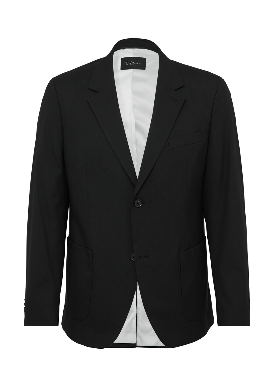 

Пиджак стандартного кроя s.Oliver BLACK LABEL, черный