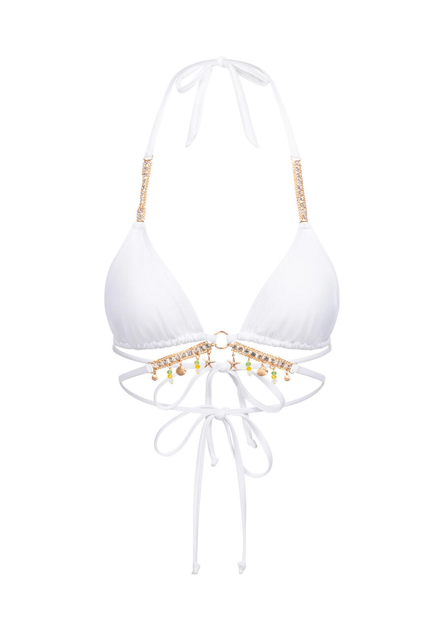 

MODA MINX Бикини-топ с треугольным запахом от Seychelles