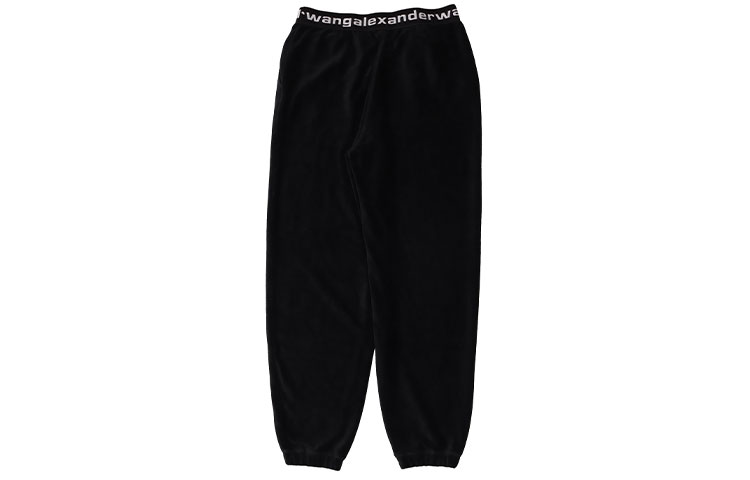 Брюки спортивные с логотипом на поясе Alexander Wang, черный — фото 3