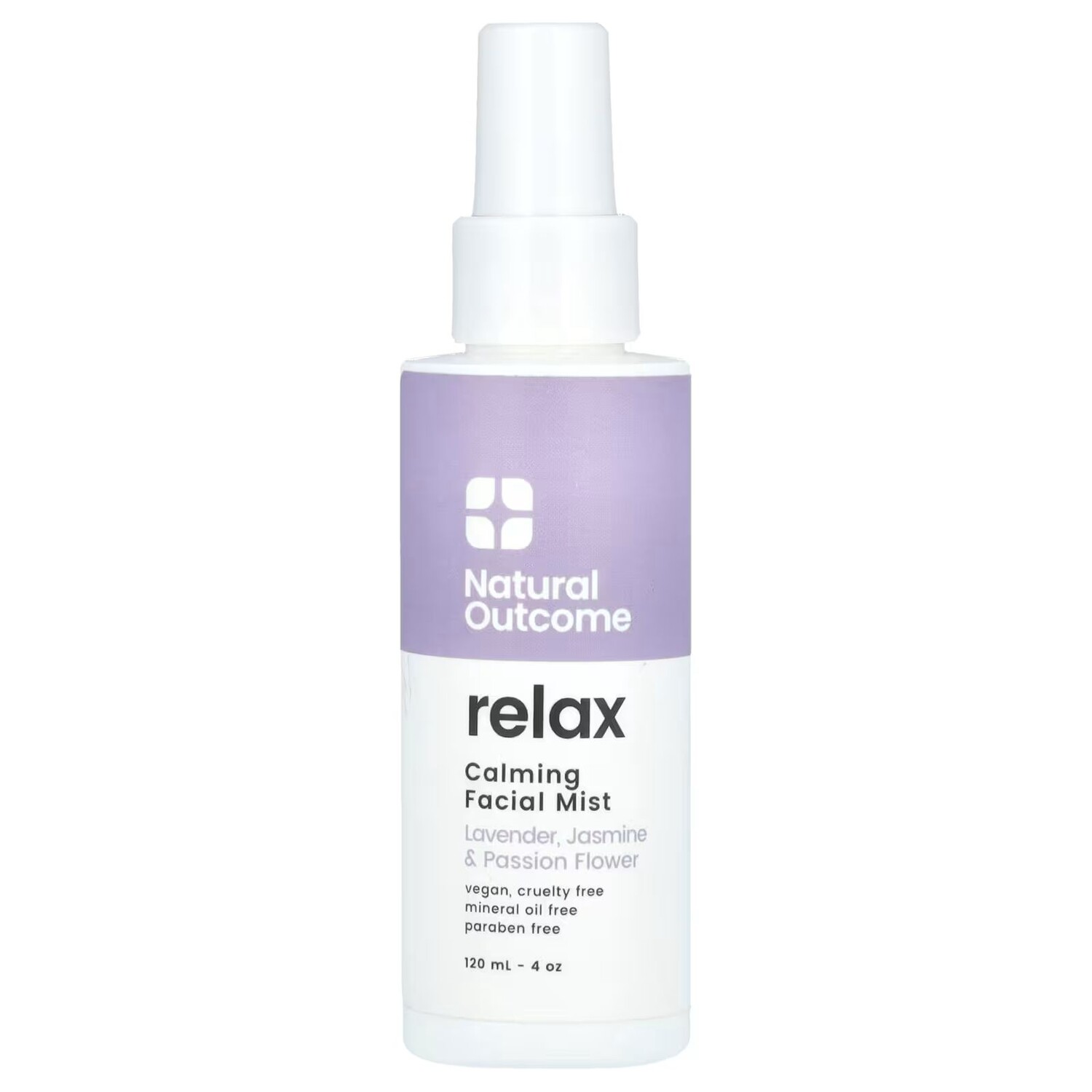

Relax, Успокаивающий спрей для лица, 4 унции (120 мл) Natural Outcome