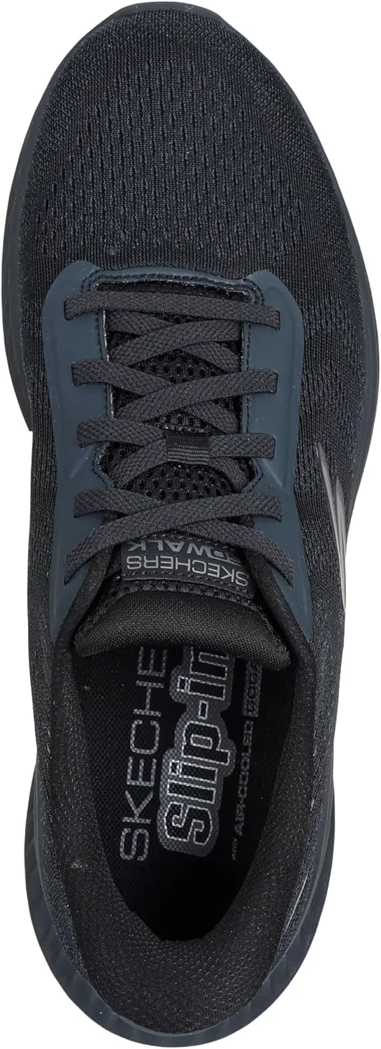 Мужские слипоны Skechers Hands Free Go Walk Now - кроссовки Payton, черный — фото 2