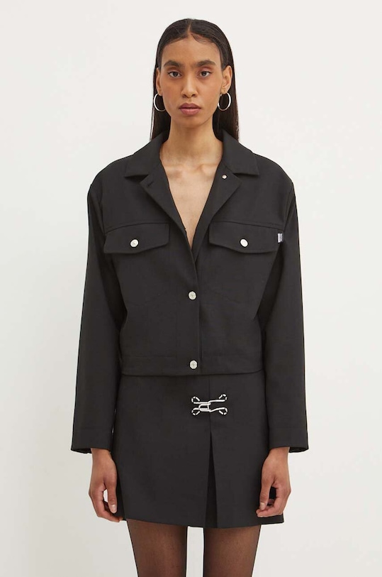 

Куртка с добавлением шерсти Moschino Jeans, черный