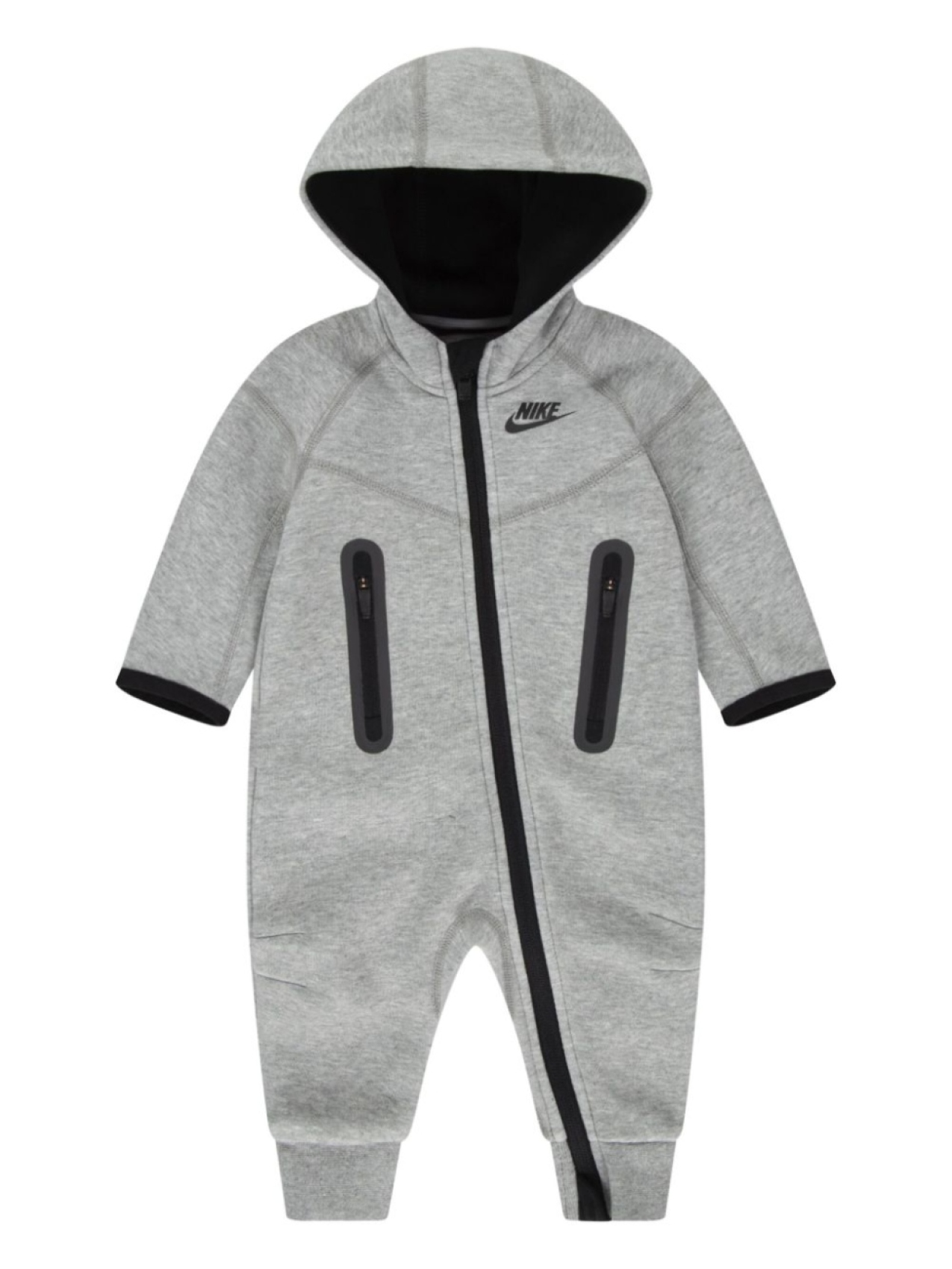 

Nike Kids комбинезон с логотипом, серый