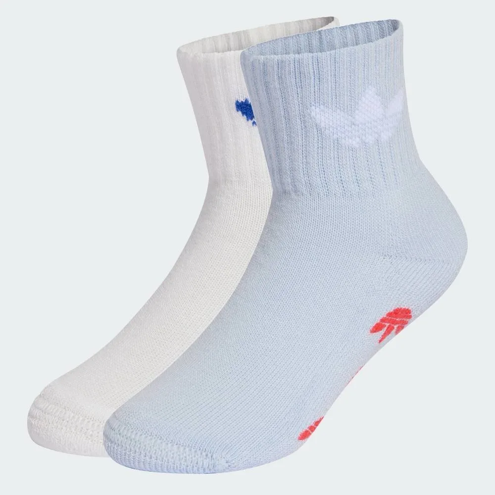 Противоскользящие носки (комплект из 2 пар) для детей Adidas, blue